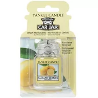 Zapachy samochodowe - Yankee Candle Car Jar Ultimate zapach samochodowy Sicilian Lemon 1sztuka - miniaturka - grafika 1