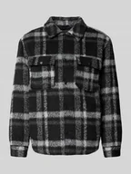 Kurtki męskie - Kurtka koszulowa o kroju regular fit ze wzorem na całej powierzchni model ‘GIO’ - miniaturka - grafika 1