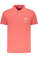 Koszulki męskie - TRUSSARDI POLO KRÓTKIE RĘKAWY MĘSKIE RÓŻOWE - Trussardi - miniaturka - grafika 1