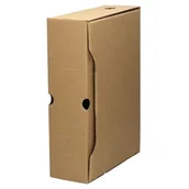 Pudła i kartony archiwizacyjne - Pudło archiwizacyjne 80mm 80x325x235mm 450g KONSPAK brązowe bez nadruków /PA32523580/ /DO WYCZERPANIA ZAPASÓW/ - miniaturka - grafika 1