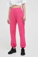 Spodnie damskie - Champion spodnie dresowe kolor różowy gładkie - miniaturka - grafika 1
