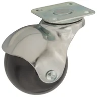Zawiasy, okucia i inne akcesoria - Kółko meblowe kulowe 50 mm/45 kg płyta obrotowa - miniaturka - grafika 1