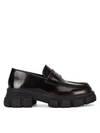 Półbuty damskie - Badura Loafersy ELANA-01WI-002 Brązowy - miniaturka - grafika 1