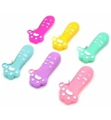 Podręczniki dla gimnazjum - Piórnik łapka kota silikonowy - miniaturka - grafika 1