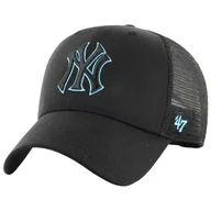 Czapki i chusty sportowe męskie - 47 Brand MLB New York Yankees Branson MVP Cap B-BRANS17CTP-BKAS, Kobieta/Mężczyzna, Czapka z daszkiem, Czarny - miniaturka - grafika 1