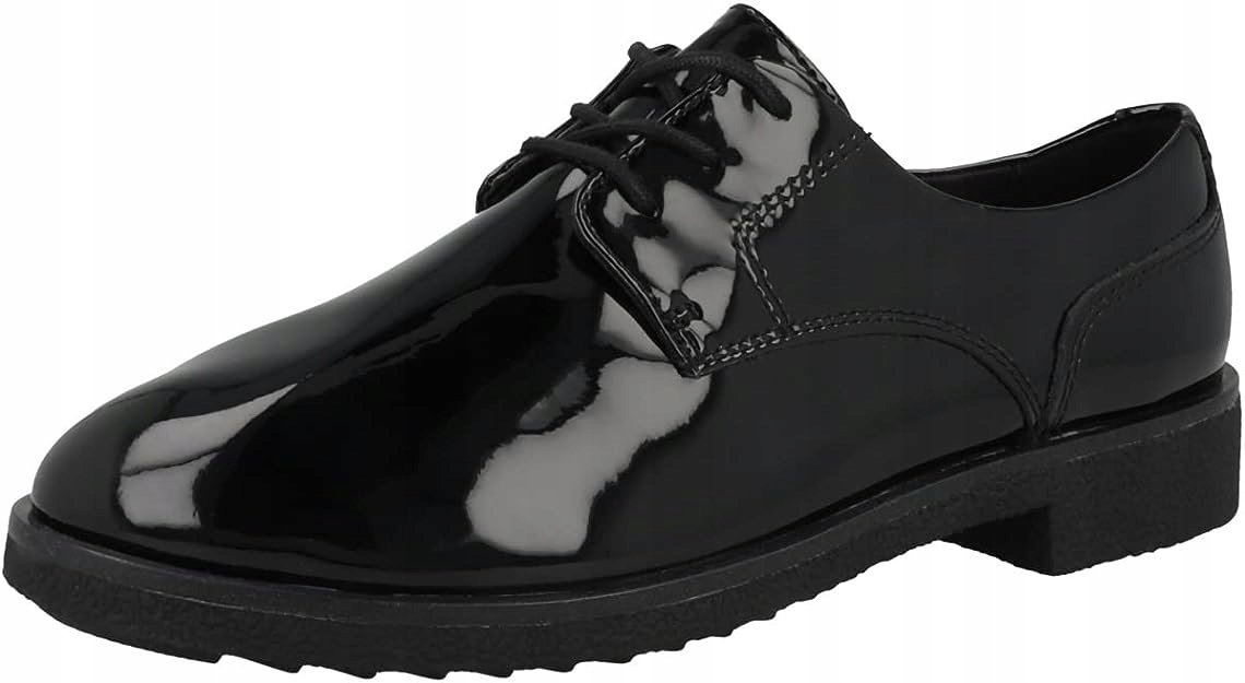 CLARKS DAMSKIE PÓŁBUTY LAKIEROWANE SKÓRZANE 38 S2F