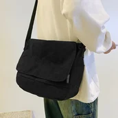 Inne - TEMU Czarna torebka na ramię z nylonu z zamkiem błyskawicznym i poliestrową podszewką - miniaturka - grafika 1