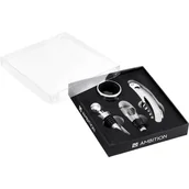 Piersiówki - Komplet akcesoriów do wina Bolero 4-elementowy AMBITION - miniaturka - grafika 1