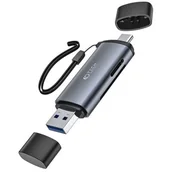 Czytniki kart pamięci - Czytnik kart TECH-PROTECT SD &amp; Micro SD Ultraboost Szary - miniaturka - grafika 1