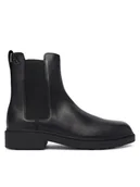 Botki męskie - Calvin Klein Sztyblety Dress Lug Chelsea Boot Lth YM0YM01389 Czarny - miniaturka - grafika 1