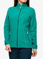 Bluzy sportowe damskie - Bluza polarowa damska Vaude Rosemoor Fleece Jacket II - wave - miniaturka - grafika 1