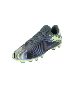 PUMA Unisex Kids Future 7 Play Fg/Ag Jr buty piłkarskie, Szare niebo Elektro Fioletowy Fizzy Apple PUMA Biały, 32 EU - Piłka nożna - miniaturka - grafika 1