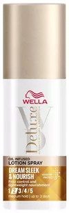 Wella Deluxe Dream Sleek&Nourish nawilżający lotion w sprayu do stylizacji włosów, 150 ml - Kosmetyki do stylizacji włosów - miniaturka - grafika 1