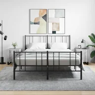 Szafki nocne - vidaXL Szafki nocne, 2 szt., szary dąb sonoma, 40x40x50 cm - miniaturka - grafika 1