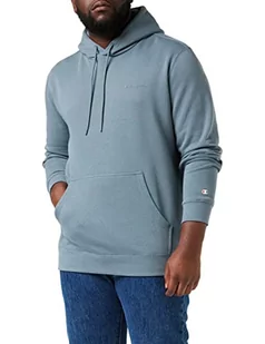 Champion Męska bluza z kapturem American Classics Small Script Logo, szary cynowy, S - Bluzy męskie - miniaturka - grafika 1