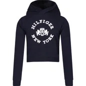 Bluzy dla dziewczynek - Tommy Hilfiger Bluza | Regular Fit - miniaturka - grafika 1