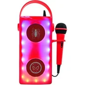 Głośniki przenośne - Lexibook Spider-Man LED BTP185SPZ Czerwony - miniaturka - grafika 1