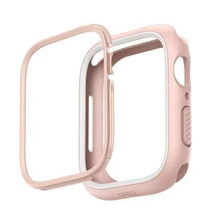 UNIQ etui Moduo Apple Watch Series  4/5/6/7/8/SE 44/45mm różowy-biały/blush-white - Akcesoria do smartwatchy - miniaturka - grafika 2