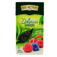 Herbata - Bio-Active Zielona z Maliną 100g herbata liściasta - miniaturka - grafika 1