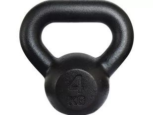 Żeliwna Hantla Kawmet Kettlebell 4 kg - Kettlebell - miniaturka - grafika 1