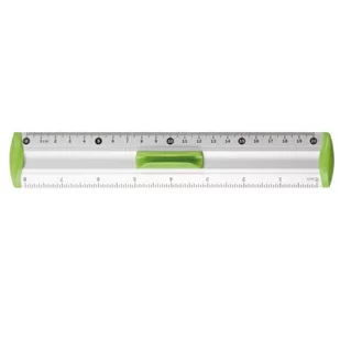 TETIS Linijka aluminiowa 20cm zielona BL040-ZB - Linijki, ekierki - miniaturka - grafika 2