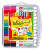 Artykuły biurowe - Dong-A Markery suchościeralne Toru 12 kolorów - miniaturka - grafika 1