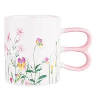 Kubki - Altom Design Kubek Porcelanowy Hello Spring Bunny Ears Biały 350 Ml Wh - miniaturka - grafika 1