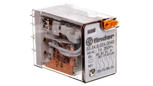 Finder Przekaźnik 4CO 7A 24V AC 55-34-8-024-0040 - Sterowniki i przekaźniki - miniaturka - grafika 3