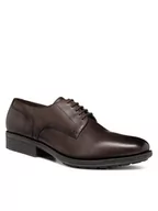 Półbuty męskie - Geox Półbuty U Walk Pleasure F U46H8A 00039 C6009 Brązowy - miniaturka - grafika 1