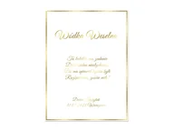 Wesele i ślub - Etykiety personalizowane na butelkę z Wódką Weselną - 9 szt. - miniaturka - grafika 1