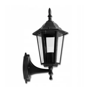 Victoria kinkiet elewacyjny ścienny 1-punktowy góra czarny - Lampy ogrodowe - miniaturka - grafika 1
