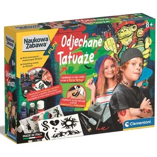 Clementoni Naukowa zabawa - Odjechane tatuaże - Mały naukowiec - miniaturka - grafika 1