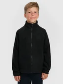 Bluzy dla chłopców - 4F Polar regular ze stójką chłopięcy - czarny 158 (12-13 lat) - miniaturka - grafika 1