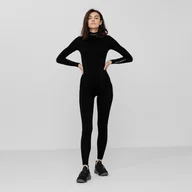 Spodnie sportowe damskie - Damskie legginsy termoaktywne BRUBECK Extreme Wool - czarne - miniaturka - grafika 1