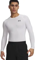 Koszulki męskie - Under Armour Koszulka męska HeatGear biała L - miniaturka - grafika 1