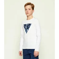 Bluzki dla dziewczynek - Guess Longsleeve Regular Fit - miniaturka - grafika 1