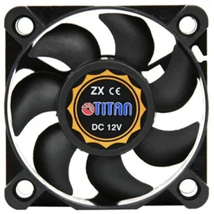 Titan TFD-5010M12Z system chłodzenia komputerów Obudowa komputera Wentylator 5 cm Czarny TFD-5010M12Z - Wentylatory komputerowe - miniaturka - grafika 1