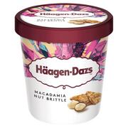 Lody i desery lodowe - Häagen-Dazs Lody waniliowe z kawałkami orzechów makadamia 460 ml - miniaturka - grafika 1