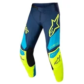 Odzież motocyklowa - Alpinestars Techstar Factory Pants Dark Niebieski/Fluo Żółty/Niebieski Neo - miniaturka - grafika 1