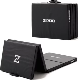 Zipro Materac gimnastyczny 4-częściowy Zipro 180 cm x 60 cm x 5 cm czarny - Maty do ćwiczeń - miniaturka - grafika 1
