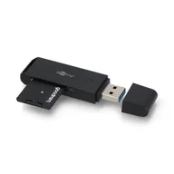 Czytniki kart pamięci - Czytnik kart SD/microSD z wejściem USB 3.0 - Goobay - miniaturka - grafika 1