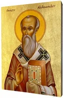 Ikony i obrazy sakralne - Ikona święty Aleksander z Aleksandrii - miniaturka - grafika 1