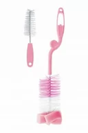 Ściereczki, gąbki, czyściki - Bocioland Szczotka do butelek i smoczków 602 Pink - miniaturka - grafika 1