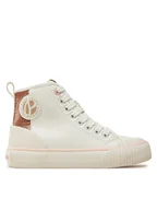 Buty dla dziewczynek - Pepe Jeans Trampki Ottis Young G PGS30608 Biały - miniaturka - grafika 1
