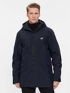 Kurtki męskie - 4F Parka 4FAW23TTJAM302 Czarny Regular Fit - miniaturka - grafika 1
