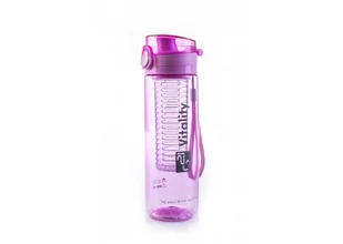 G21 Bidon na smoothie wodę Bpa Free Fioletowy 0,6L - Shakery i bidony sportowe - miniaturka - grafika 1