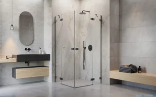 Radaway Essenza Pro Brushed GunMetal Kdd kabina 80x90 cm szczotkowany grafit 10096080-92-01L/10096090-92-01R - Kabiny prysznicowe Radaway Essenza Pro Brushed GunMetal Kdd kabina 80x90 cm szczotkowany grafit 10096080-92-01L/10096090-92-01R - Kabiny prysznicowe - miniaturka - grafika 4