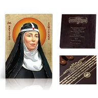 Ikony i obrazy sakralne - Ikona religijna Święta Brygida Szwedzka - miniaturka - grafika 1