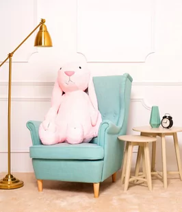 Miś Gustaw, Królik Figo, różowy, 120 cm - Maskotki i pluszaki - miniaturka - grafika 1