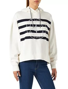 GANT Damski sweter z kapturem, Eggshell, XS - Swetry damskie - miniaturka - grafika 1